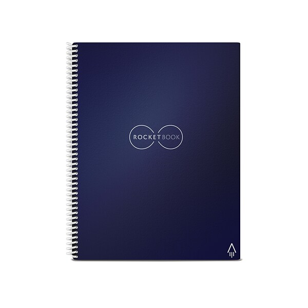 Rocketbook Core Reusable Smart Notebook, 8.5 x 11, Dot-Grid Ruled, 32 Pages, Blue  (EVR-L-RC-CDF-FR)