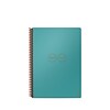 Rocketbook Core Reusable Smart Notebook, 6 x 8.8, Dot-Grid Ruled, 36 Pages, Teal (EVR-E-RC-CCE-FR)