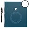 Rocketbook Wave Smart Reusable Notebook, 8.5 x 9.5, Dotted Ruled, 40 Sheets, Blue (WAV-S-K-A)