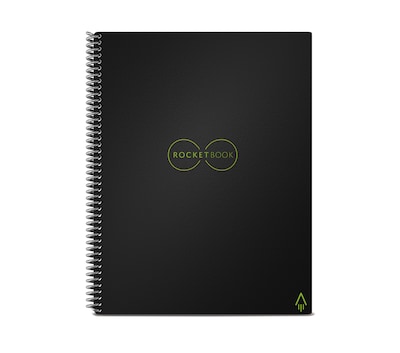 Rocketbook Core Smart Reusable Spiral Notebook, Blue, Letter Size