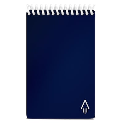 Rocketbook Mini Reusable Smart Notepad, 3.5 x 5.5, Dot-Grid Ruled, 48 Sheets, Blue (EVR-M-RC-CDF-F