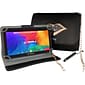 Linsay 7" Tablet with Stylus, Case, and Handbag, 2GB RAM, 64GB Storage, Android 13, Black (F7UHDBLACKKISS)