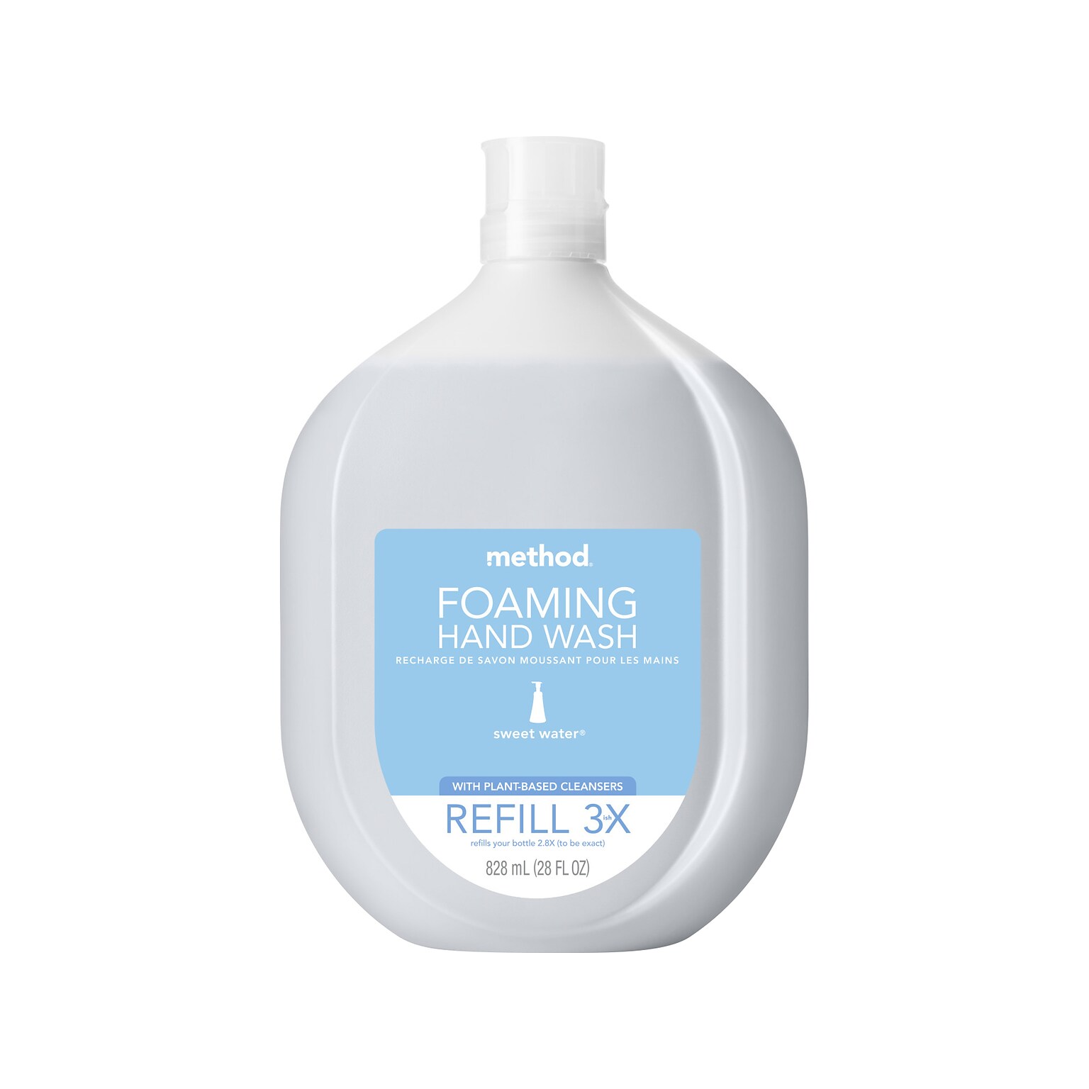 Method Foaming Hand Soap Refill, Sweet Water Scent, 28 Fl. Oz. (328119)
