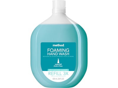 Method Foaming Hand Soap Refill, Waterfall Scent, 28 Fl. Oz. (328107)