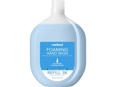 Method Foaming Hand Soap Refill, Sea Minerals, 28 Fl. Oz. (328121)