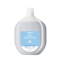 Method Gel Hand Soap Refill, Sweet Water, 34 Fl. Oz. (328104)