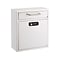 AdirOffice Medium Wall Mounted Mailbox Drop Box, White (631-05-WHI-KC)