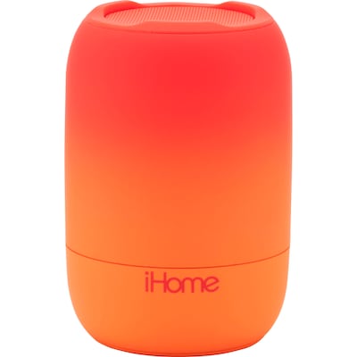 iHome Playfade Rechargeable Water-Resistant Bluetooth Speaker, Red (IBT400RC)