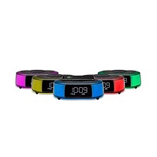 iHome Timeboost Glow Qi Fast Charging Color Changing Bluetooth Alarm Clock (IBTW281B)