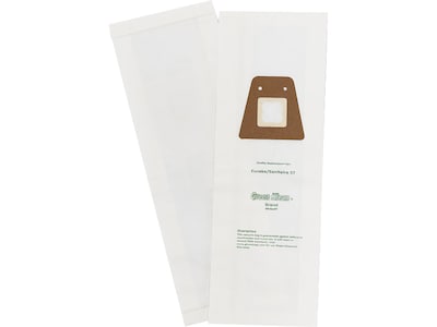 Green Klean Vacuum Bag, White, 3/Pack (GK-EurST-P)