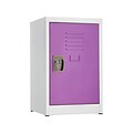AdirOffice 24 Steel Single Tier Purple Storage Locker (629-02-PUR)