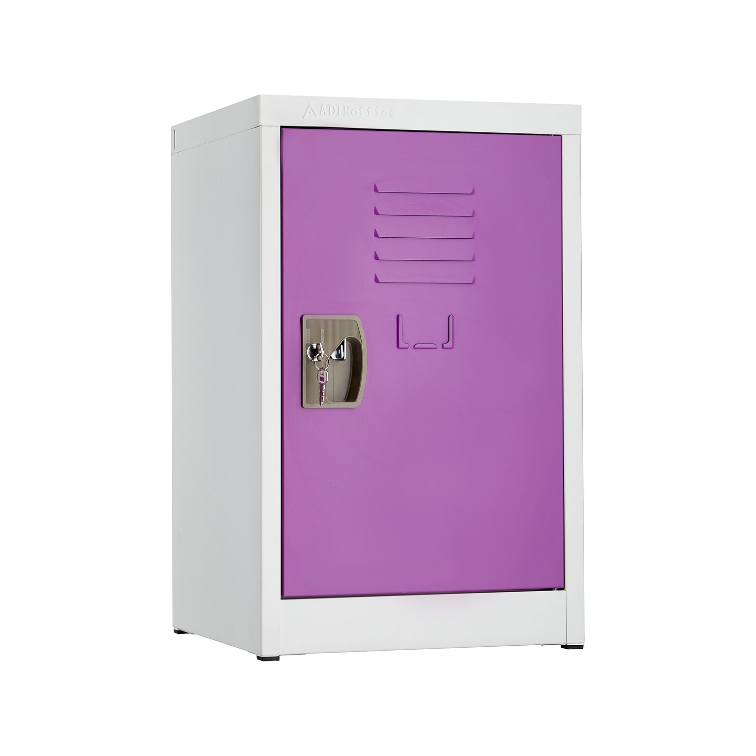 AdirOffice 24 Steel Single Tier Purple Storage Locker (629-02-PUR)
