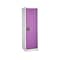 AdirOffice 48 Steel Single Tier Purple Storage Locker  (629-01-PUR)