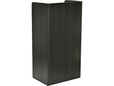 AdirOffice 46" Portable Lectern, Black (661-07-BLK)