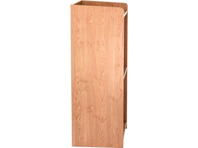 AdirOffice 45.98" Portable Lectern, Medium Oak (661-07-MEO)