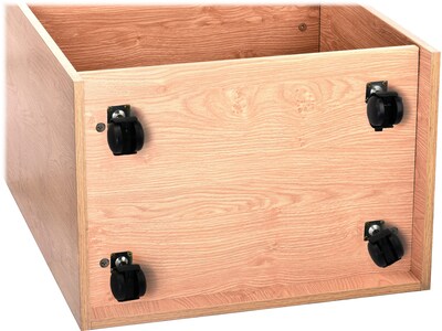 AdirOffice 45.98" Portable Lectern, Medium Oak (661-07-MEO)