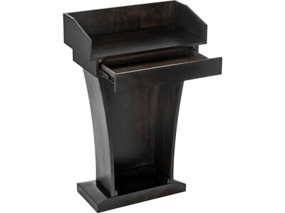 AdirOffice 43.33 Speaker Lectern, Black (661-012-BLK)