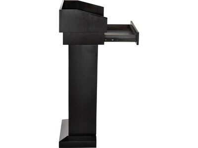 AdirOffice 43.33" Speaker Lectern, Black (661-012-BLK)