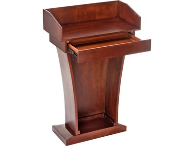 AdirOffice 37.5 Speaker Lectern, Cherry Grain (661-012-CH)