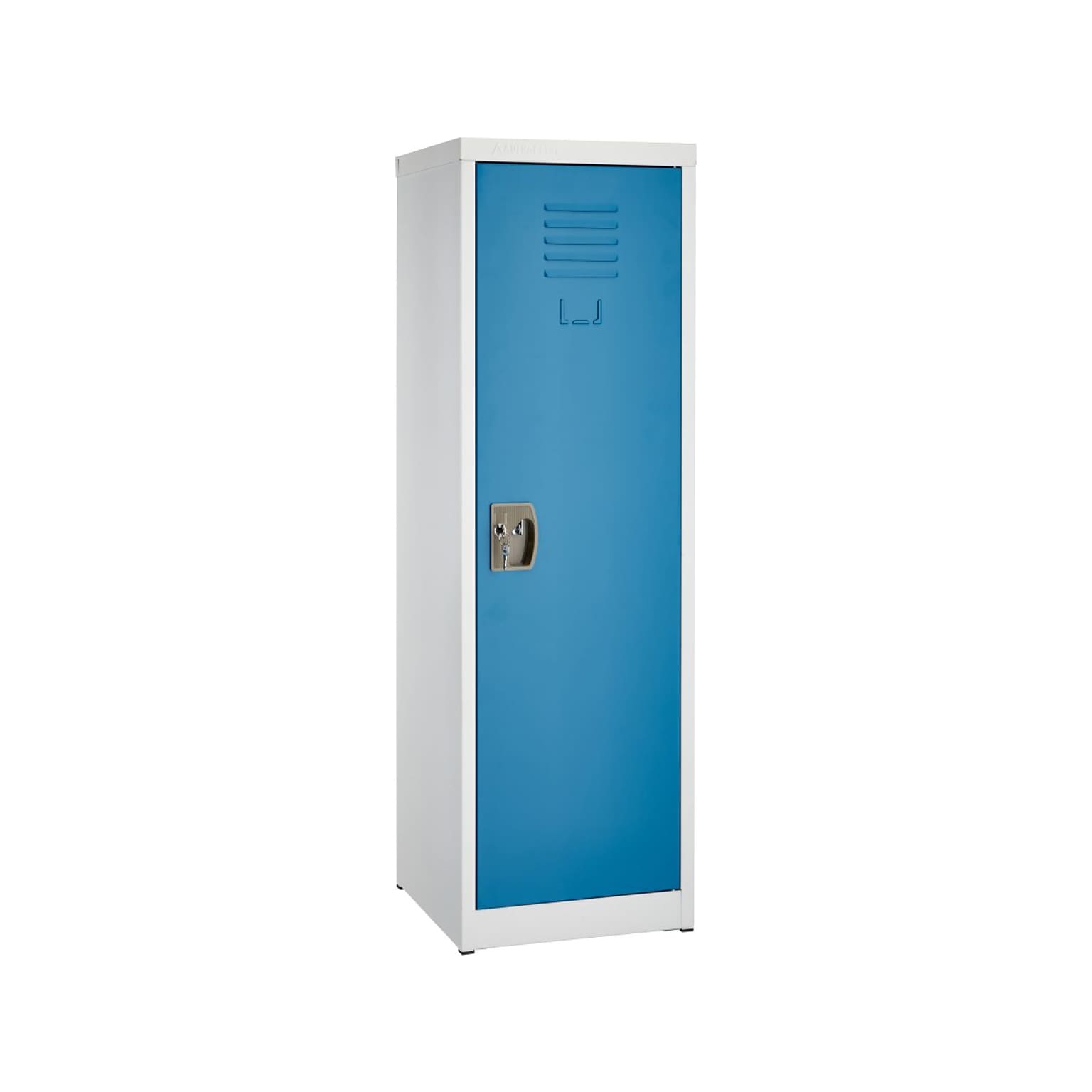 AdirOffice 48 Steel Single Tier Blue Storage Locker  (629-01-BLU)