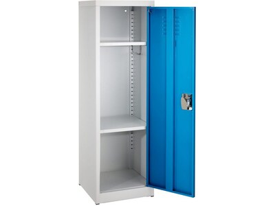 AdirOffice 48" Steel Single Tier Blue Storage Locker  (629-01-BLU)