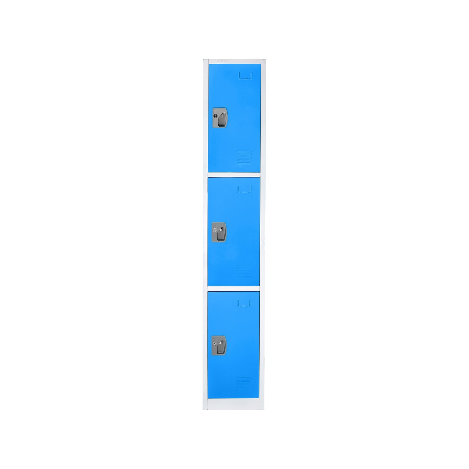 AdirOffice 72 3-Tier Blue Storage Locker (629-203-BLU)