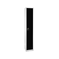 AdirOffice 72 Single Tier Key Lock Black Steel Storage Locker (629-201-BLK)