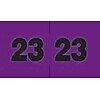 Medical Arts Press Smead Large Compatible Purple End-Tab Year Labels; 2023 (3266523)