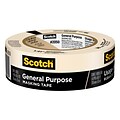 Scotch® General Purpose Masking Tape, Tan, 1.41 in x 60.1 yd (2050-36AP)