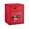 AdirOffice Steel Depository Safe with Digital Lock, 1.1 cu. ft. (670-200-RED)