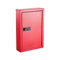 AdirOffice 40-Key Combination Cabinet, Red (682-40-RED)