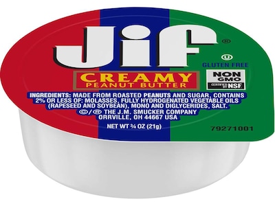 Jif Peanut Butter, 0.75 oz., 200/Carton (SMU08051)