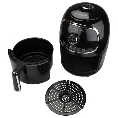 Brentwood Appliances 2-Quart Small Electric Air Fryer with Timer and Temperature Control, Black (AF-202BK)
