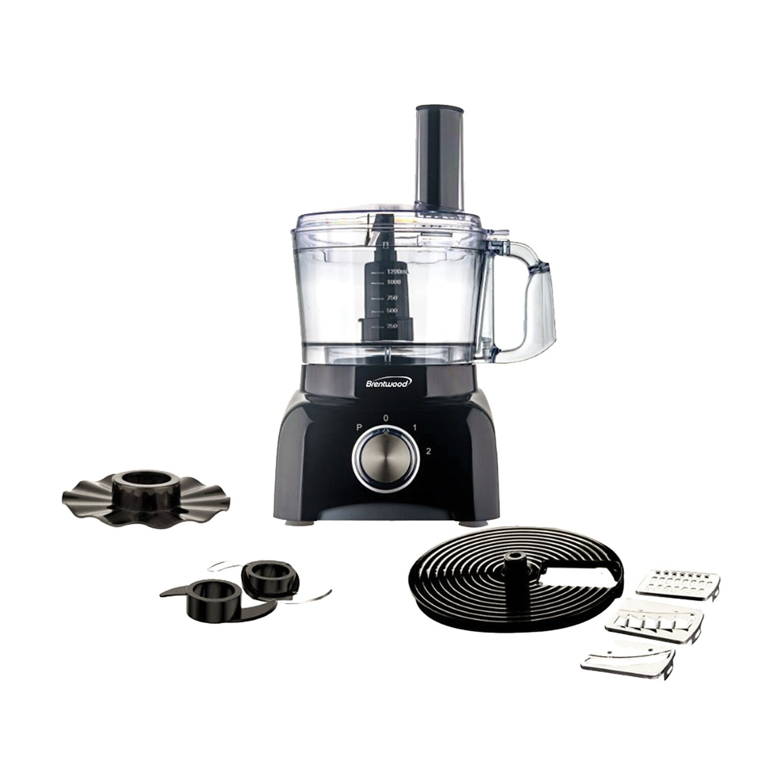 Brentwood Appliances 5-Cup Food Processor, (FP-585BK)