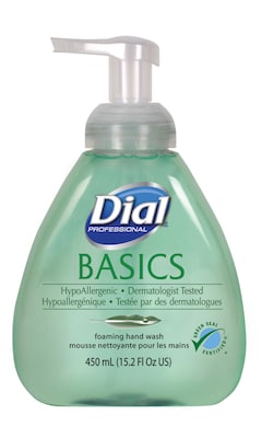 Dial Basics Foaming Hand Soap, Floral, 15.2 Oz., 4/Carton (98609)