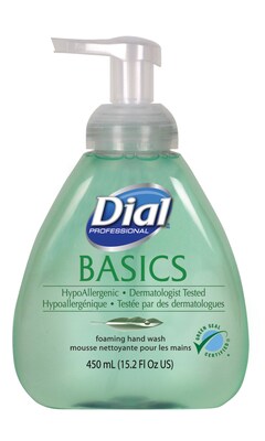 Dial Basics Foaming Hand Soap, Floral, 15.2 Oz., 4/Carton (98609)