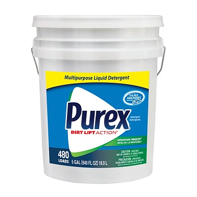 Purex Mountain Breeze Detergent Liquid, 5 gal. (DIA06354)