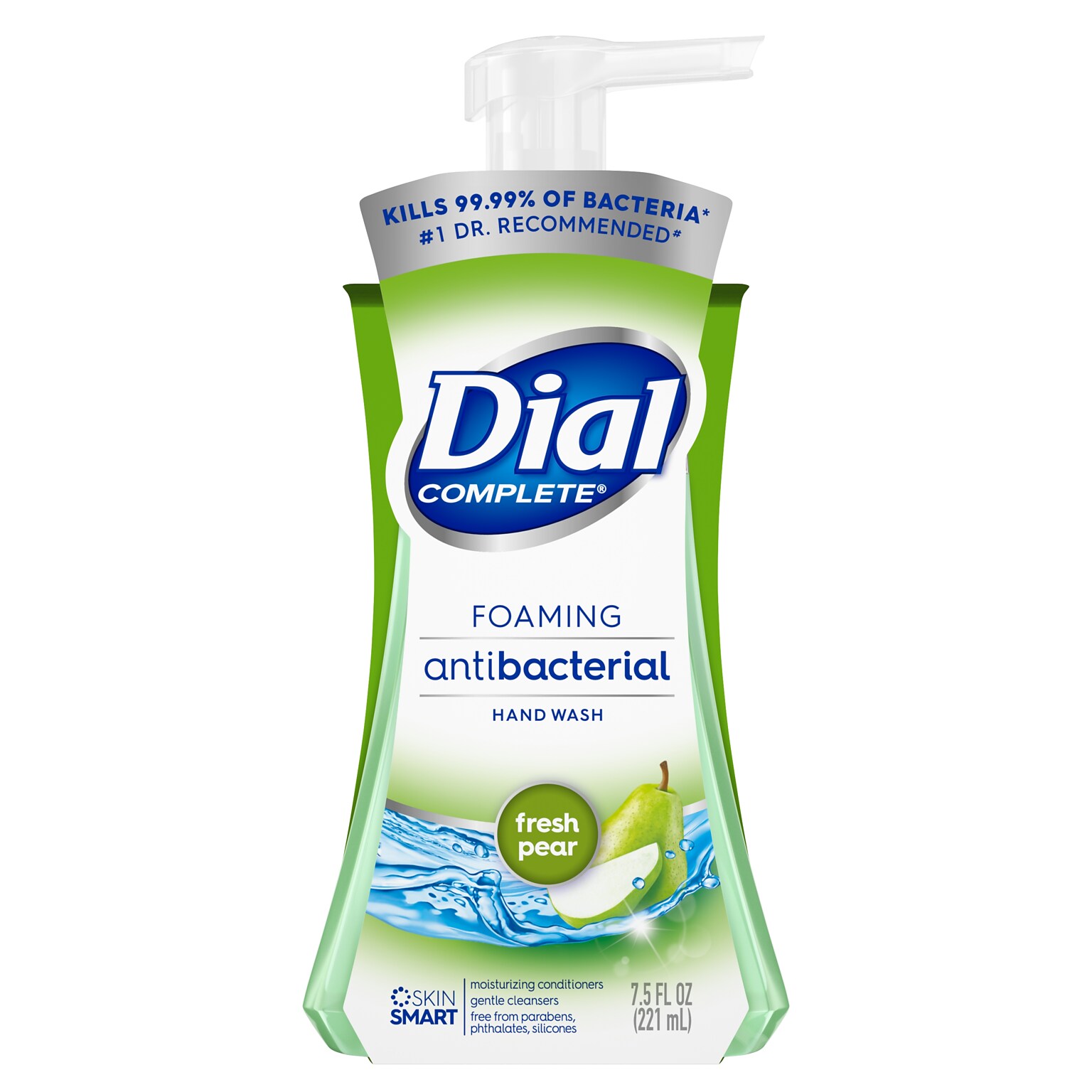 Dial Activ-Foam Foaming Hand Soap, Fresh Pear Scent, 7.5 oz. (1932827)