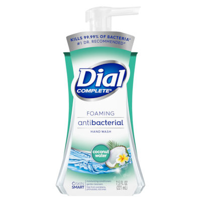 Dial Complete Foaming Hand Soap, Coconut Water, 7.5 oz. (DIA09315)