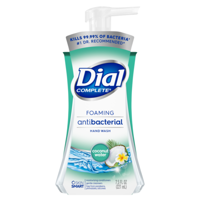 Dial Complete Foaming Hand Soap, Coconut Water, 7.5 Oz. (DIA 09316)