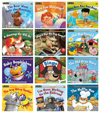 Rising Readers Leveled Books Nursery Rhyme Songs & Stories