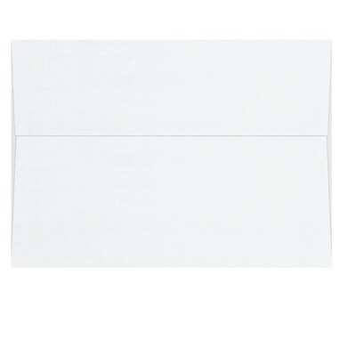 Red Lined White Printed Gum Sealed Envelopes, 25 Per Pack
