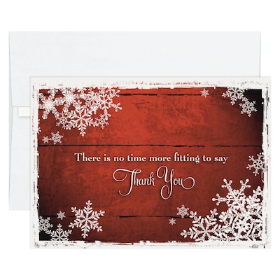 Custom Gratitude Cards, with Envelopes, 7-7/8 x 5-5/8, 25 Cards per Set