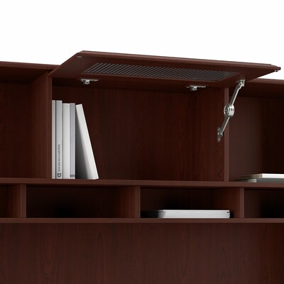 Bush Furniture 60"W Desktop Hutch, Cherry (WC31431)