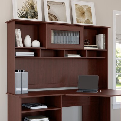 Bush Furniture 60"W Desktop Hutch, Cherry (WC31431)