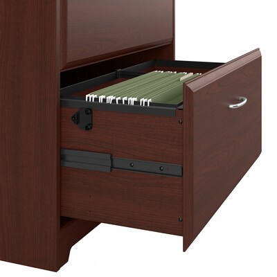Bush Furniture Cabot Lateral File Cabinet, Harvest Cherry (WC31480)