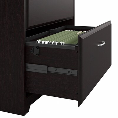 Bush Furniture Cabot Lateral File Cabinet, Espresso Oak (WC31880-03)