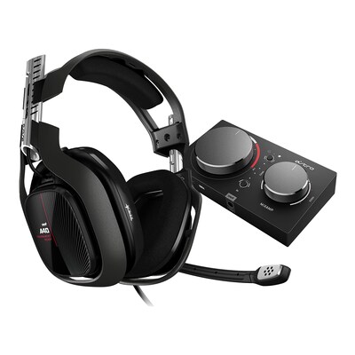 Astro A40 TR + MIXAMP PRO TR 939-001658 Wired Over-the-Head Gaming Headset, Black