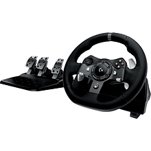 Logitech G G920 Driving Force 941-000121 Gaming Steering Wheel Xbox One & PC, Cable, Black