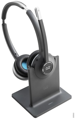 Cisco 562 Wireless, Bluetooth, Over-the-head Stereo Headset, Black CP-HS-WL-562-S-US=